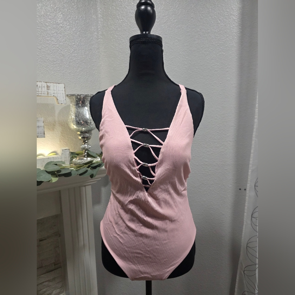 NEW YMI Pink One-piece Swimsuit